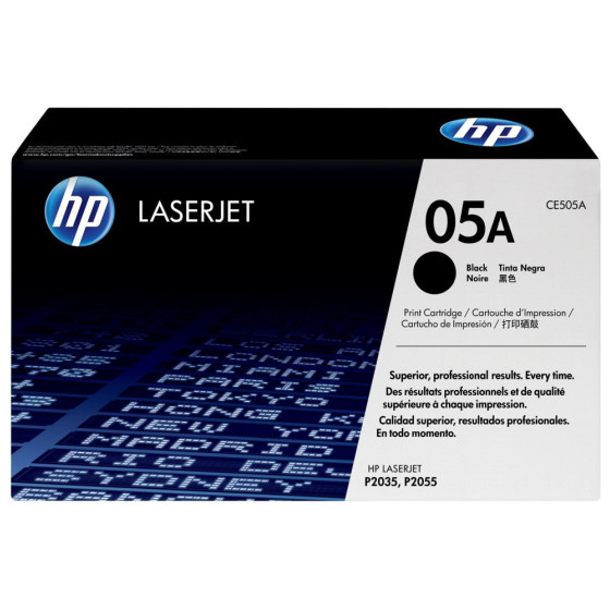 HP 05A NOIR (CE505A) - TONER HP LASERJET D'ORIGINE