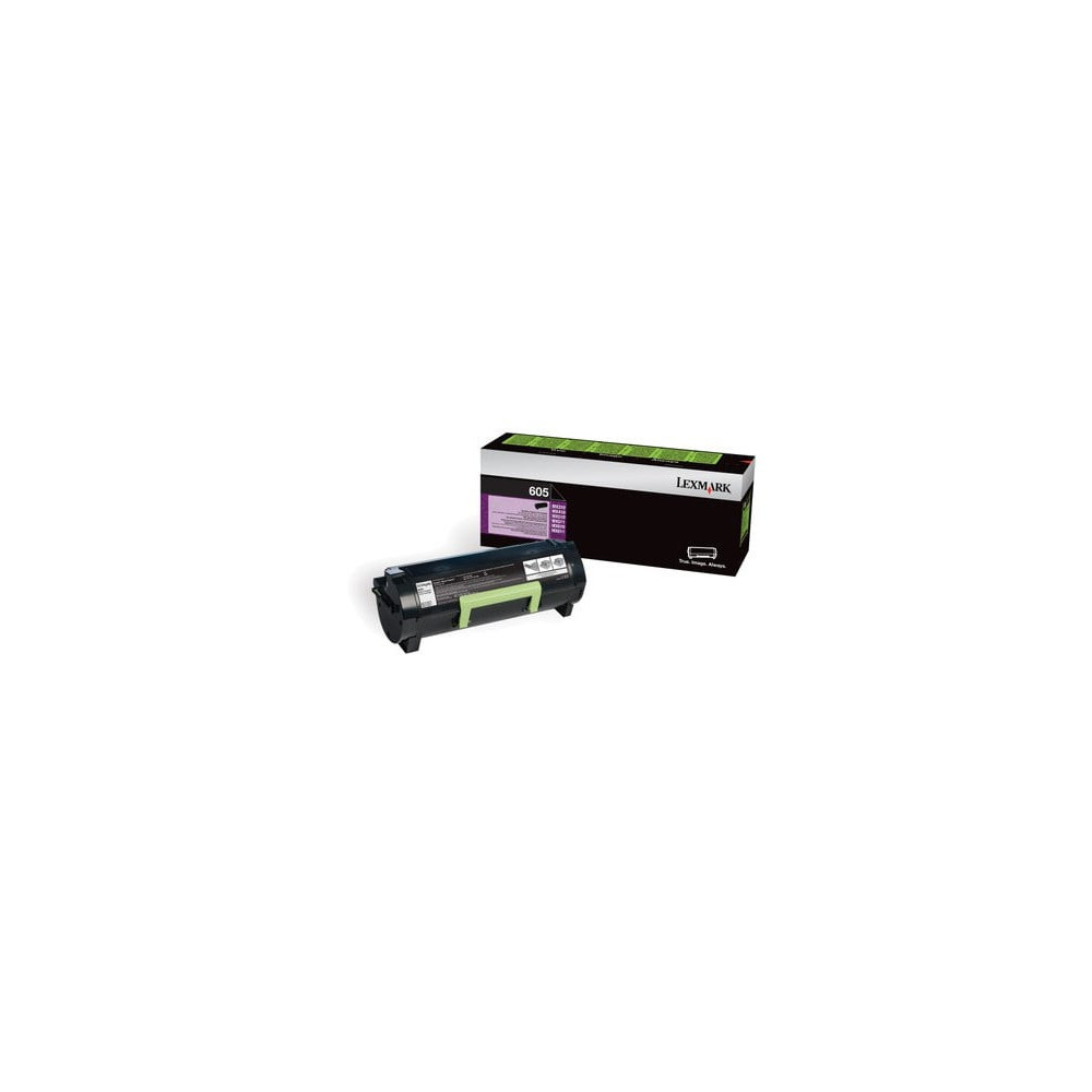 CARTOUCHE DE TONER NOIR LEXMARK 605 - 2 500 PAGES
