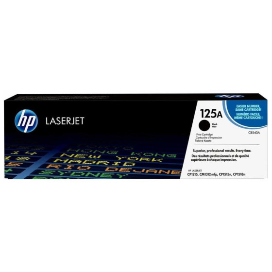HP 125A NOIR (CB540A) - TONER HP LASERJET D'ORIGINE