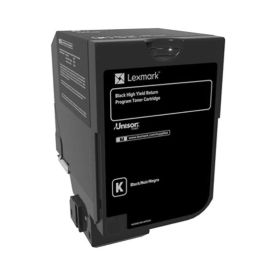 LEXMARK CS/CX725 NOIR - CARTOUCHE DE TONER D'ORIGINE (74C5HK0)