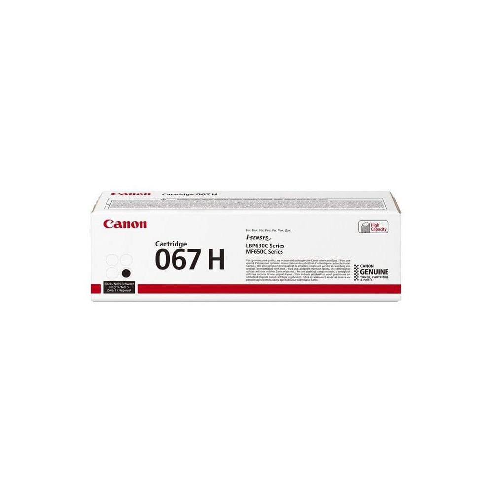 CANON 067H CARTOUCHE DE TONER 1 PIÈCE(S) ORIGINAL NOIR 067H NOIR (5106C002AA)
