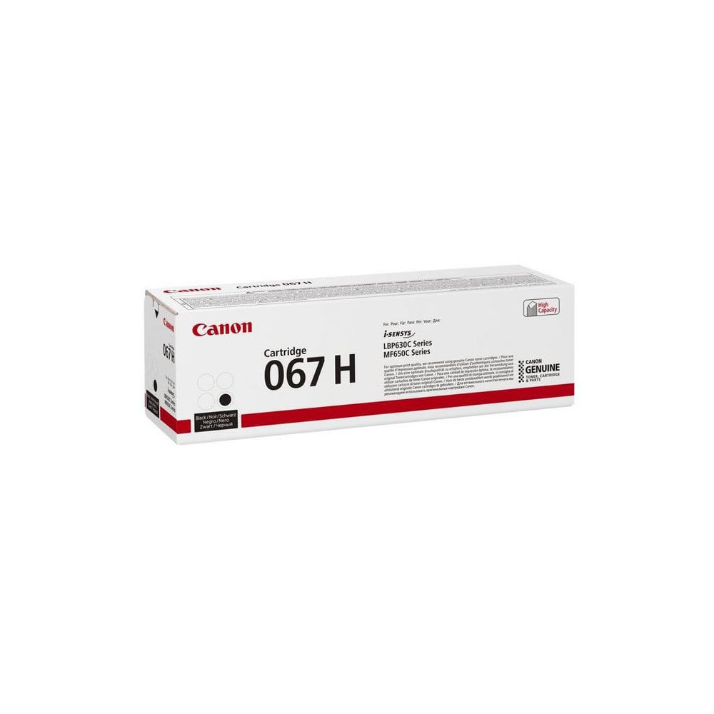 CANON 067H CARTOUCHE DE TONER 1 PIÈCE(S) ORIGINAL NOIR 067H NOIR (5106C002AA)