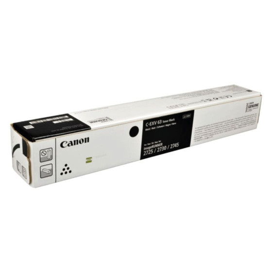 CANON C-EXV 63 CARTOUCHE DE TONER 1 PIÈCE(S) ORIGINAL NOIR (5142C002AA)