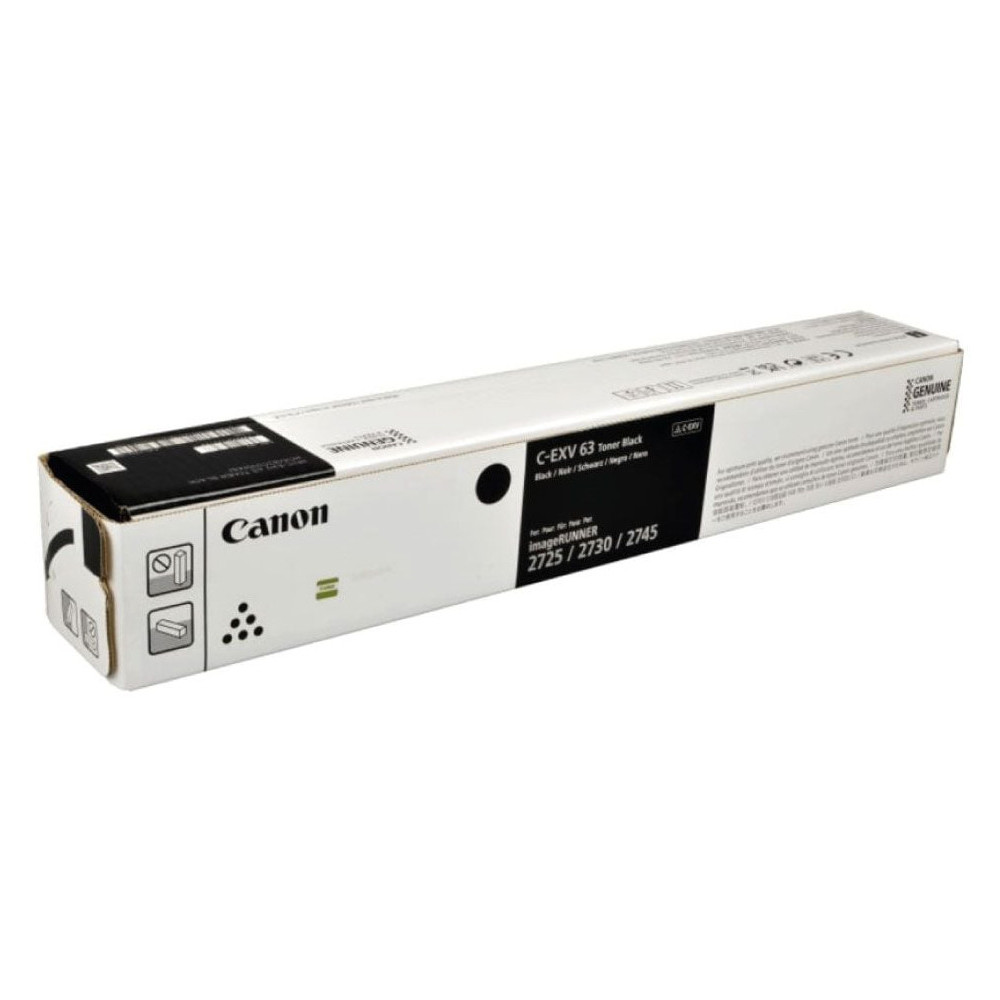 CANON C-EXV 63 CARTOUCHE DE TONER 1 PIÈCE(S) ORIGINAL NOIR (5142C002AA)