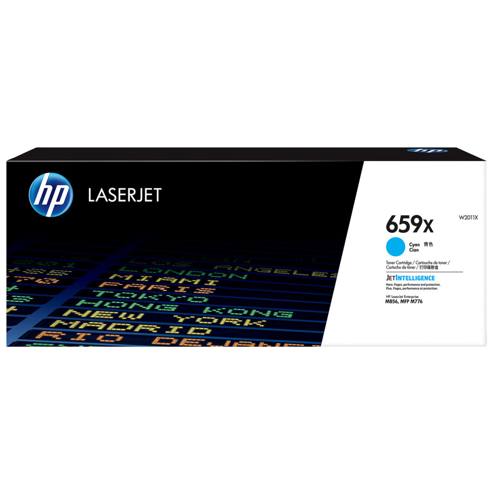 HP LASERJET TONER CYAN 659X AUTHENTIQUE GRANDE CAPACITÉ TONER CYAN LASERJET HP 659X AUTHENTIQUE GRANDE CAPACITÉ (W2011X)