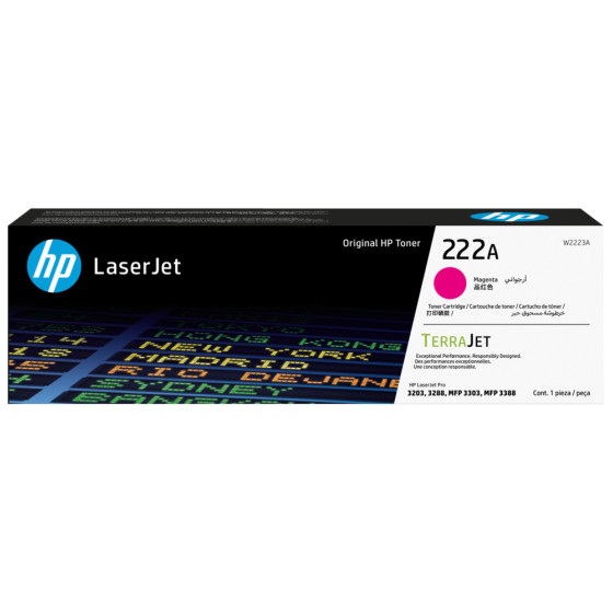 HP 222A MAGENTA (W2223A) - TONER HP LASERJET D'ORIGINE