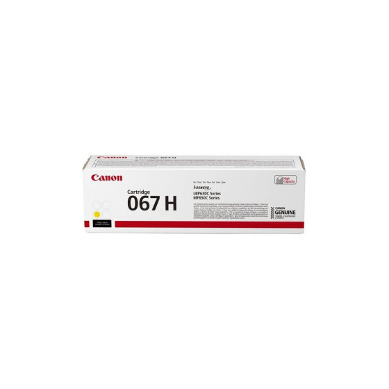 CANON 067H CARTOUCHE DE TONER 1 PIÈCE(S) ORIGINAL JAUNE 067H JAUNE (5103C002AA)