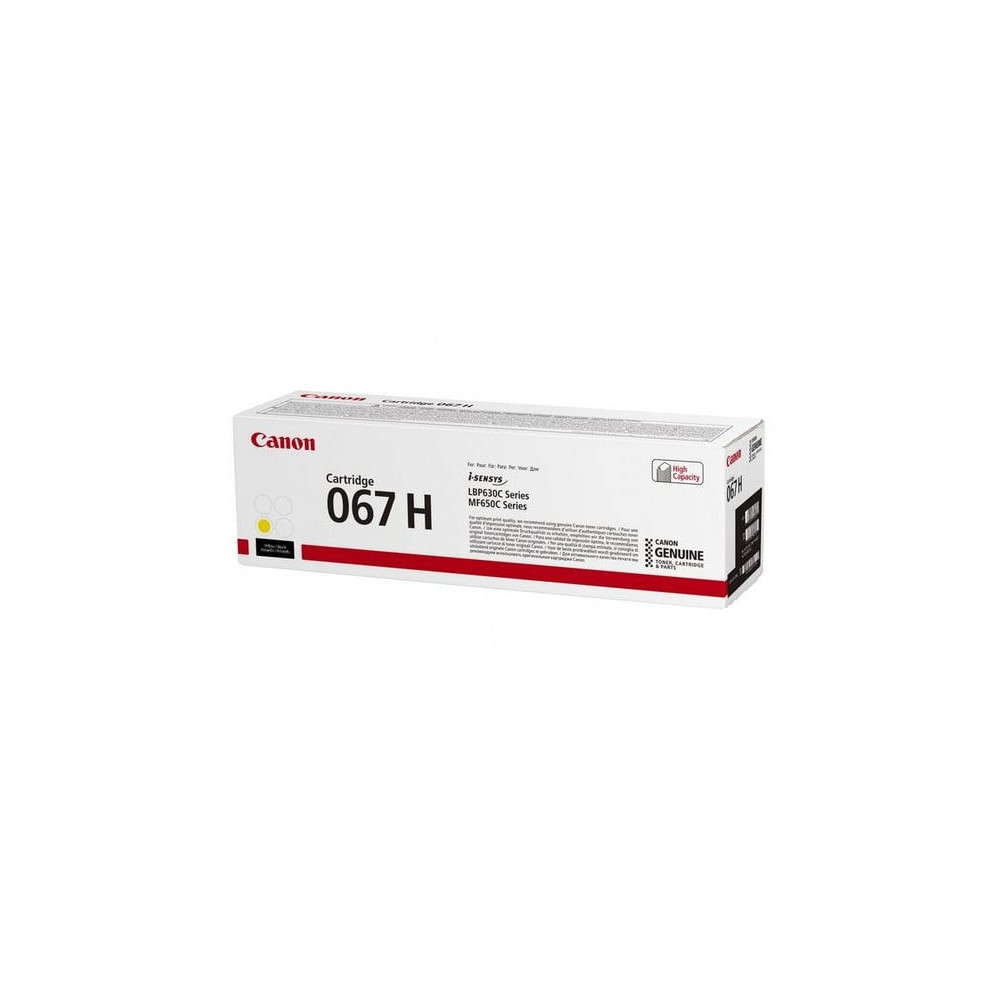 CANON 067H CARTOUCHE DE TONER 1 PIÈCE(S) ORIGINAL JAUNE 067H JAUNE (5103C002AA)