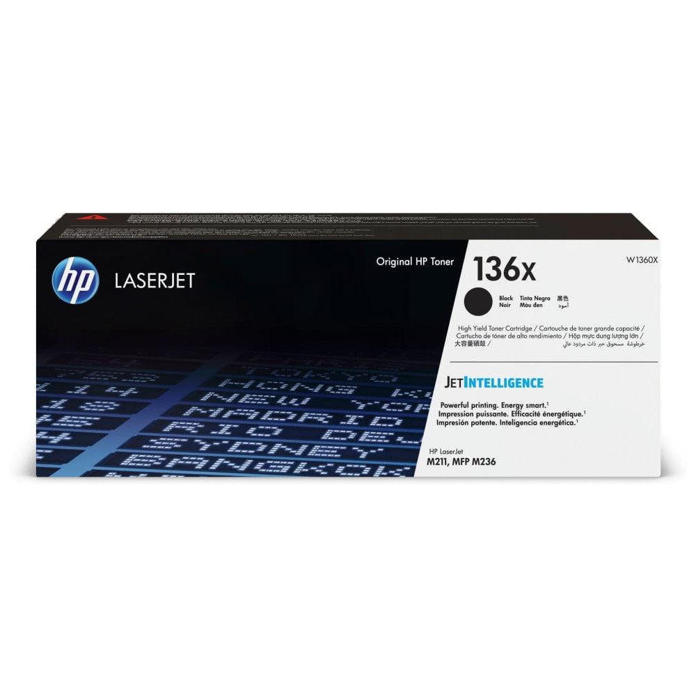HP 136X NOIR - TONER HP LASERJET D'ORIGINE (W1360X)