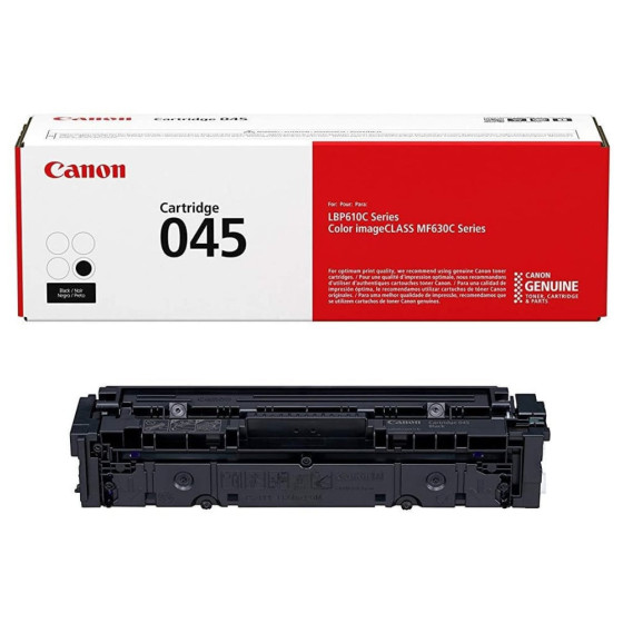 CANON 045 NOIR - TONER CANON D'ORIGINE (1242C002AA)