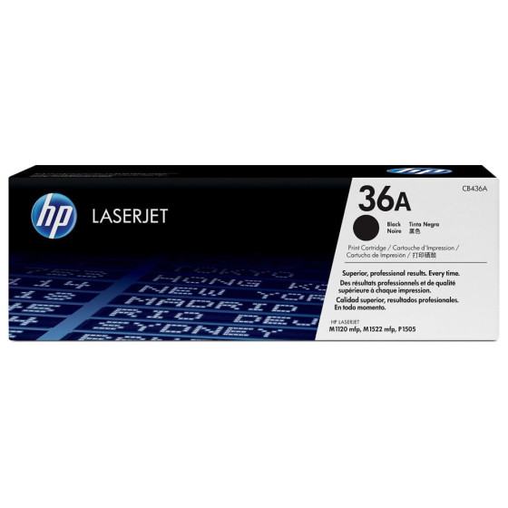 HP 36A NOIR (CB436A) - TONER HP LASERJET D'ORIGINE