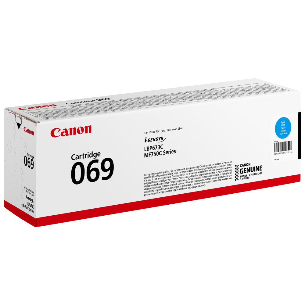 CANON 069 CYAN - TONER CANON D'ORIGINE (5093C002AA)