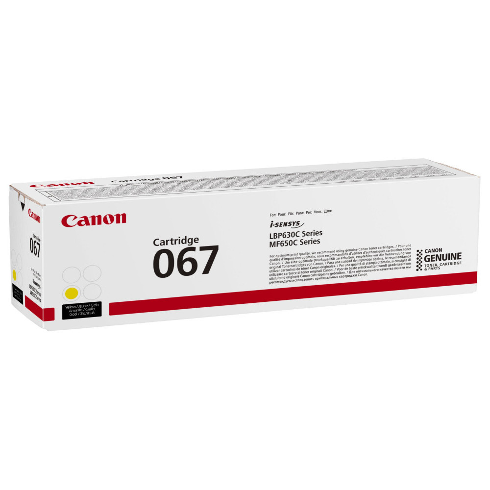 CANON 067 JAUNE - TONER CANON D'ORIGINE (5099C002AA)