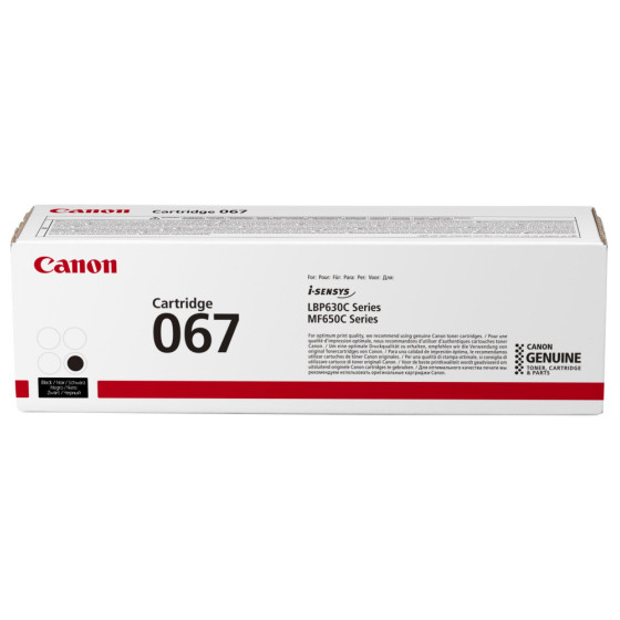 CANON 067 NOIR - TONER CANON D'ORIGINE (5102C002AA)