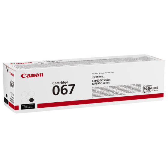 CANON 067 NOIR - TONER CANON D'ORIGINE (5102C002AA)