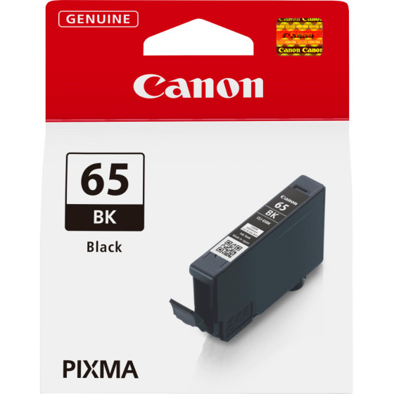 CANON CLI-65BK NOIR - CARTOUCHE D'ENCRE CANON D'ORIGINE (4215C001AA)