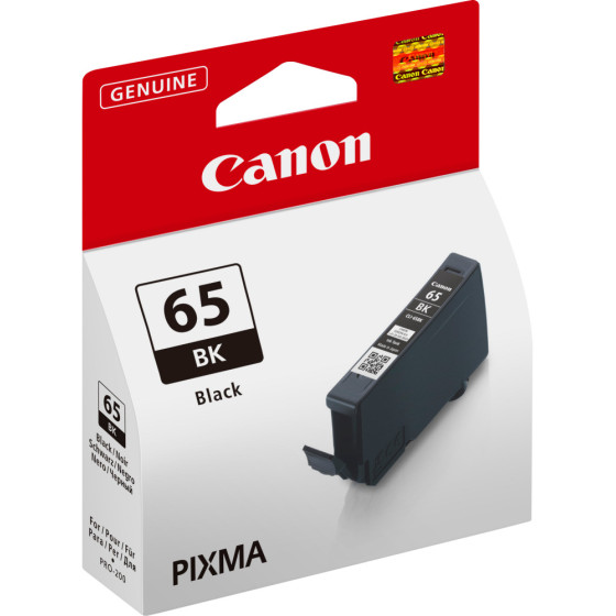 CANON CLI-65BK NOIR - CARTOUCHE D'ENCRE CANON D'ORIGINE (4215C001AA)