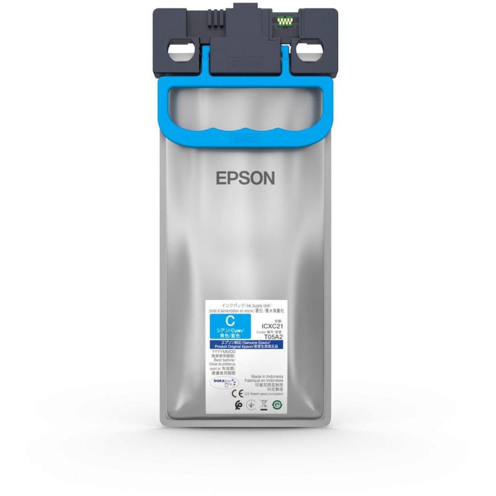 UNITÉ D'ALIMENTATION EN ENCRE CYAN XL POUR EPSON WORKFORCE PRO WF-C87XR (C13T05A20N)