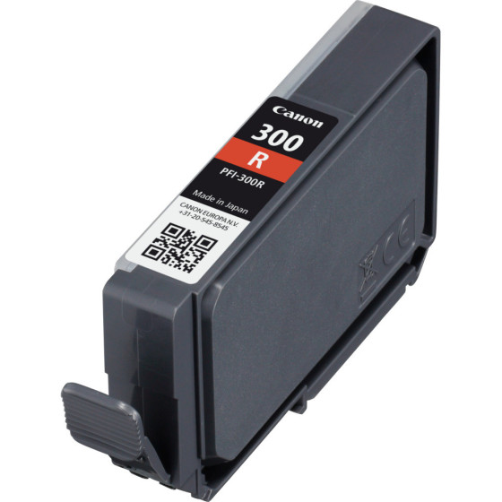 CANON PFI-300R ROUGE - CARTOUCHE D'ENCRE CANON D'ORIGINE (4199C001AA)