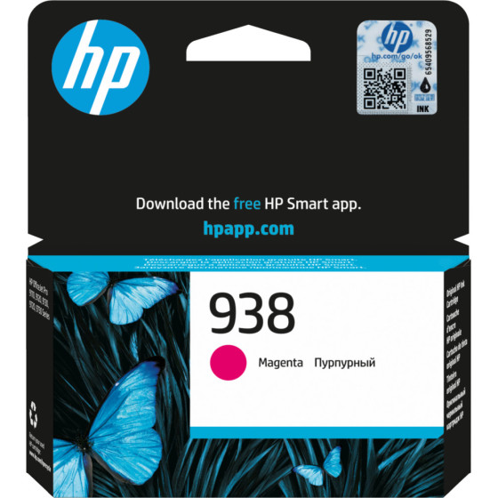 HP 938 MAGENTA - CARTOUCHE D'ENCRE HP D'ORIGINE (4S6X6PE)