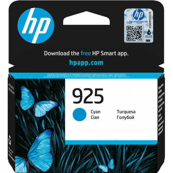 HP 925 CYAN - CARTOUCHE D'ENCRE HP D'ORIGINE (4K0V6PE)
