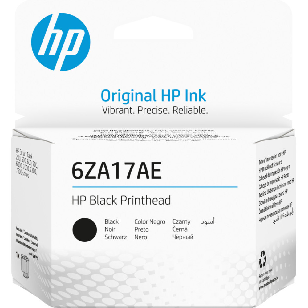 TÊTE D'IMPRESSION HP NOIRE (6ZA17AE)