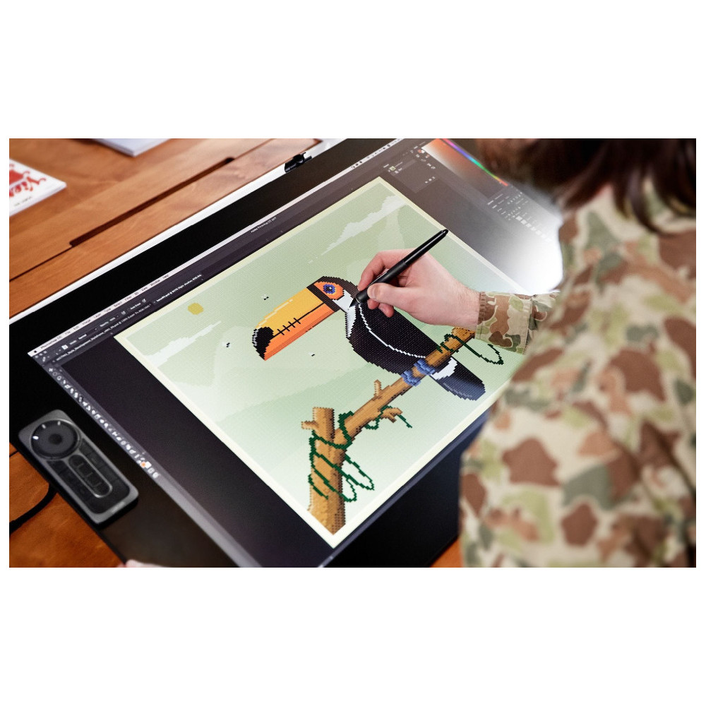 ÉCRAN TACTILE À STYLET WACOM CINTIQ PRO 24 : TABLETTE GRAPHIQUE AVEC ÉCRAN 24" 4K (DTH-2420)