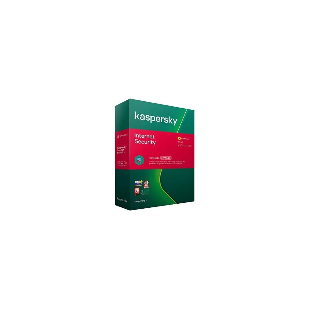 KASPERSKY INTERNET SECURITY 3 POSTES / 1 AN MULTI-DEVICES	(KL19398BCFS-20SLIMMA)