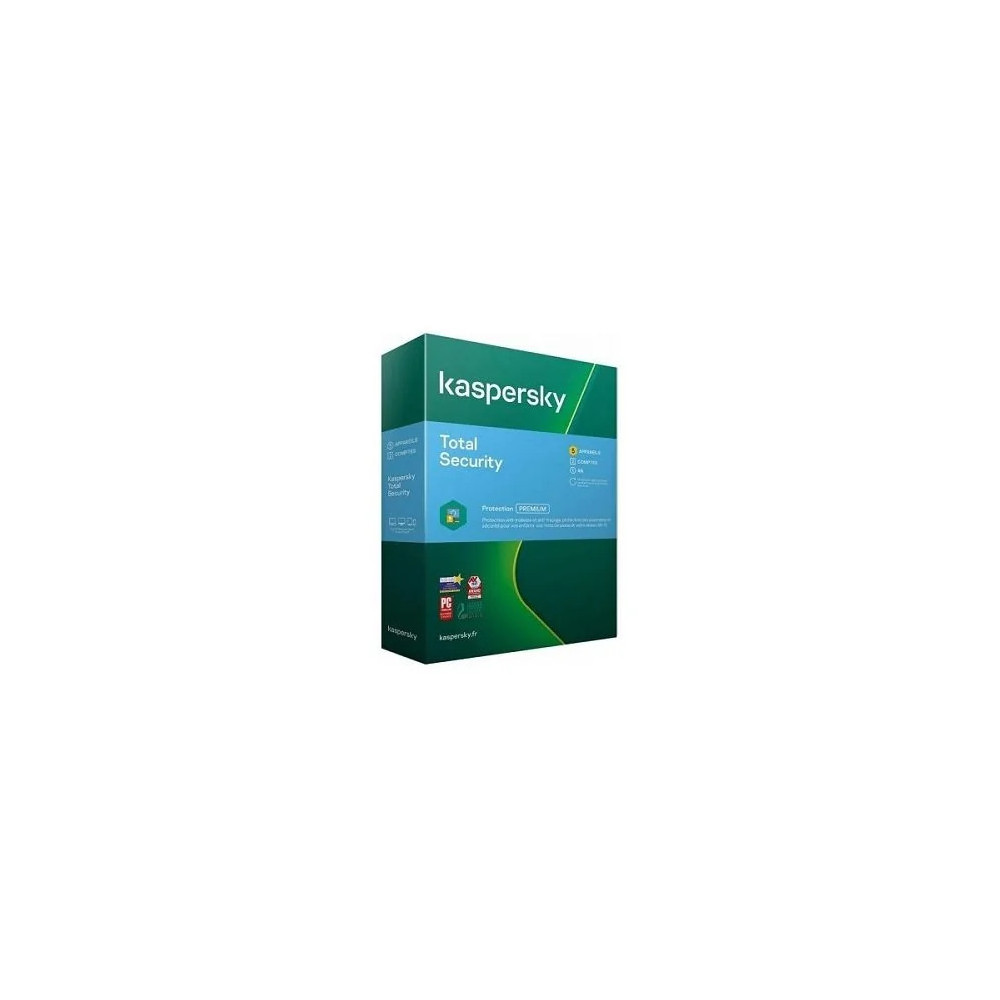 Kaspersky Total Security 2021, 5 Postes / 1 An Multi-Devices (KL19498BEFS-20MAG)