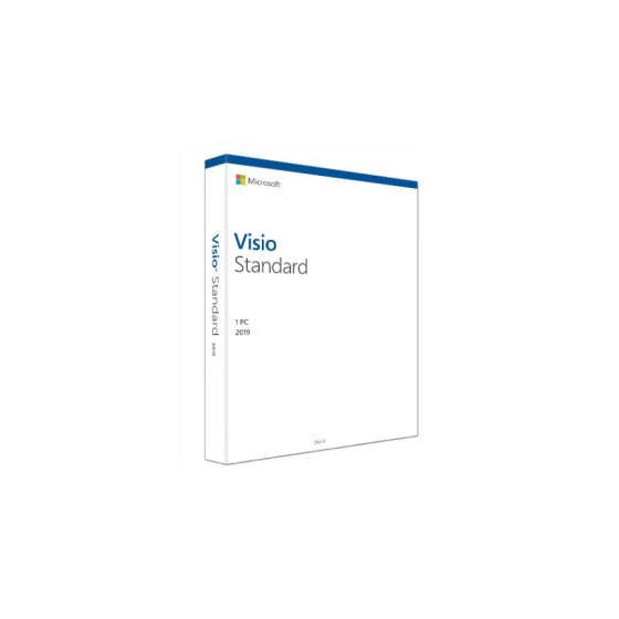 D86-05868 Microsoft Visio Standard 2019 OLP - 1 Poste