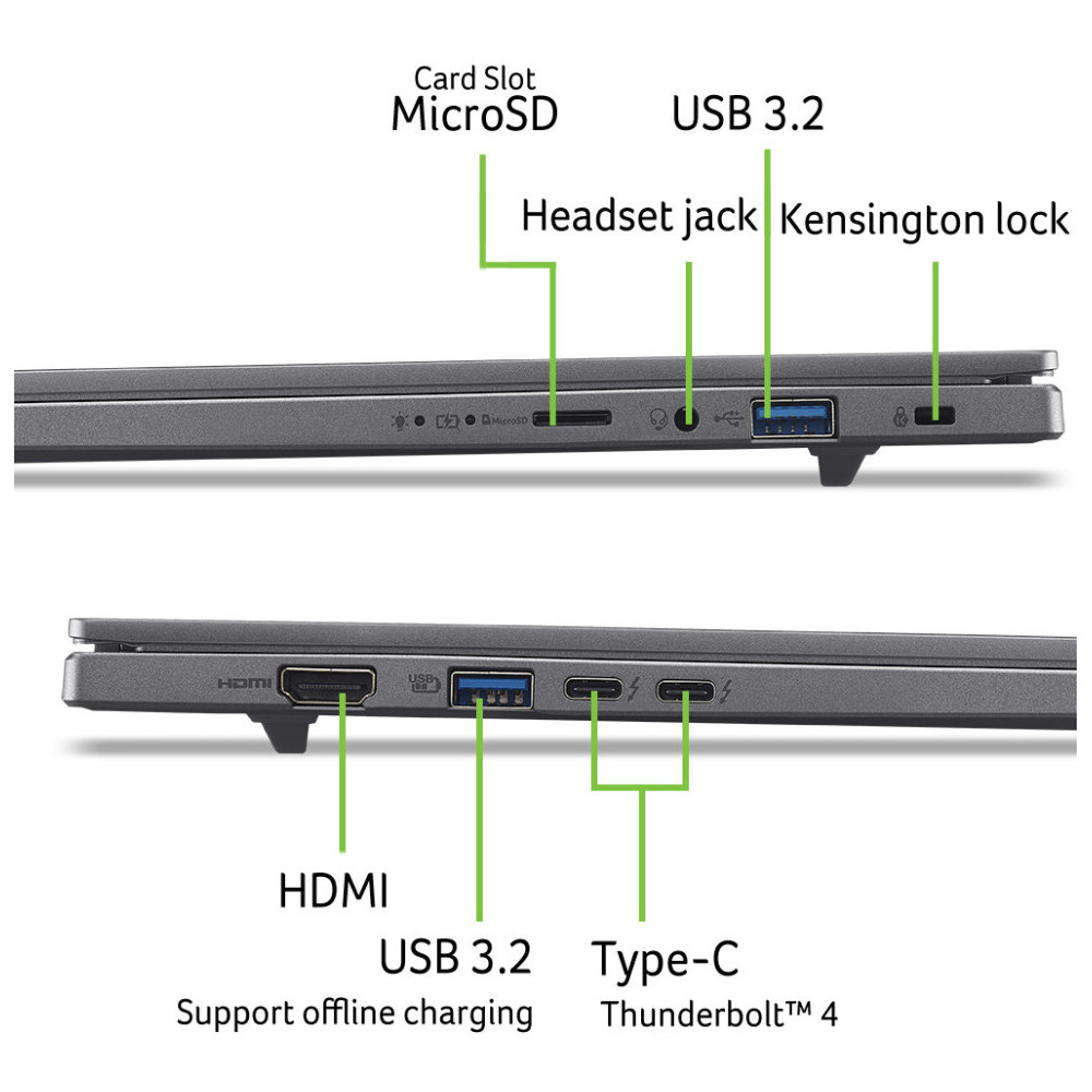 PC Portable Acer aspire 16 AI (NX.JP1EF.008)