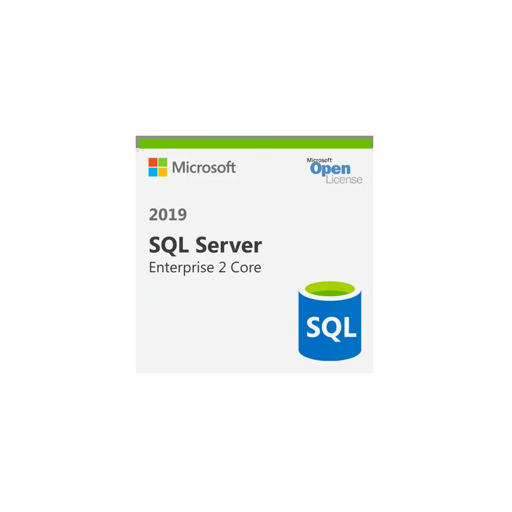 MICROSOFT SQL SERVER ENTREPRISE 2019 2 CORE LICENCE OLP (7JQ-01607)