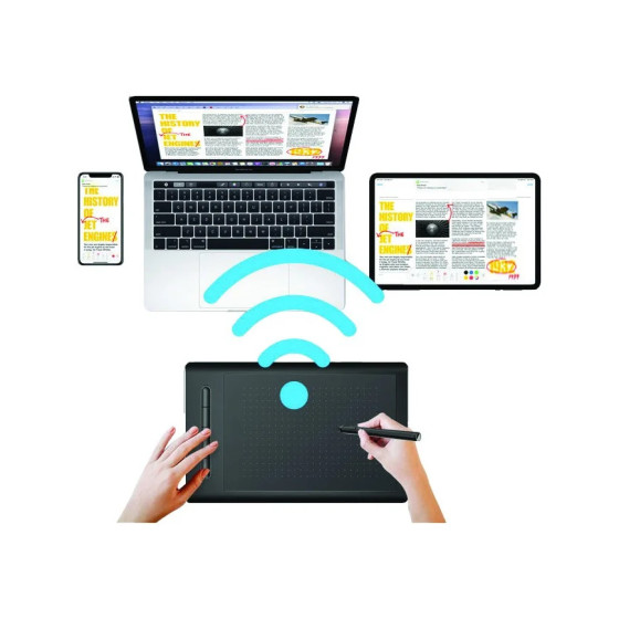 TABLETTE GRAPHIQUE ACCENT BLUETOOTH (TATS-AC0008)
