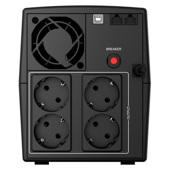 Onduleur Line-interactive nJoy Keen 1500 USB - 900 W / 1500 VA - 4 prises FR (UPLI-LI150KU-CG)
