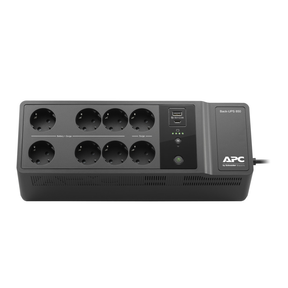 Onduleur Off-line APC BE850G2-GR - 520 W / 850 VA - 8 prises FR + USB