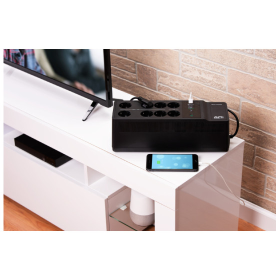 Onduleur Off-line APC BE850G2-GR - 520 W / 850 VA - 8 prises FR + USB