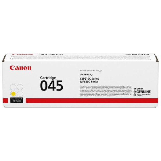 CANON 045 JAUNE - TONER CANON D'ORIGINE (1239C002AA)