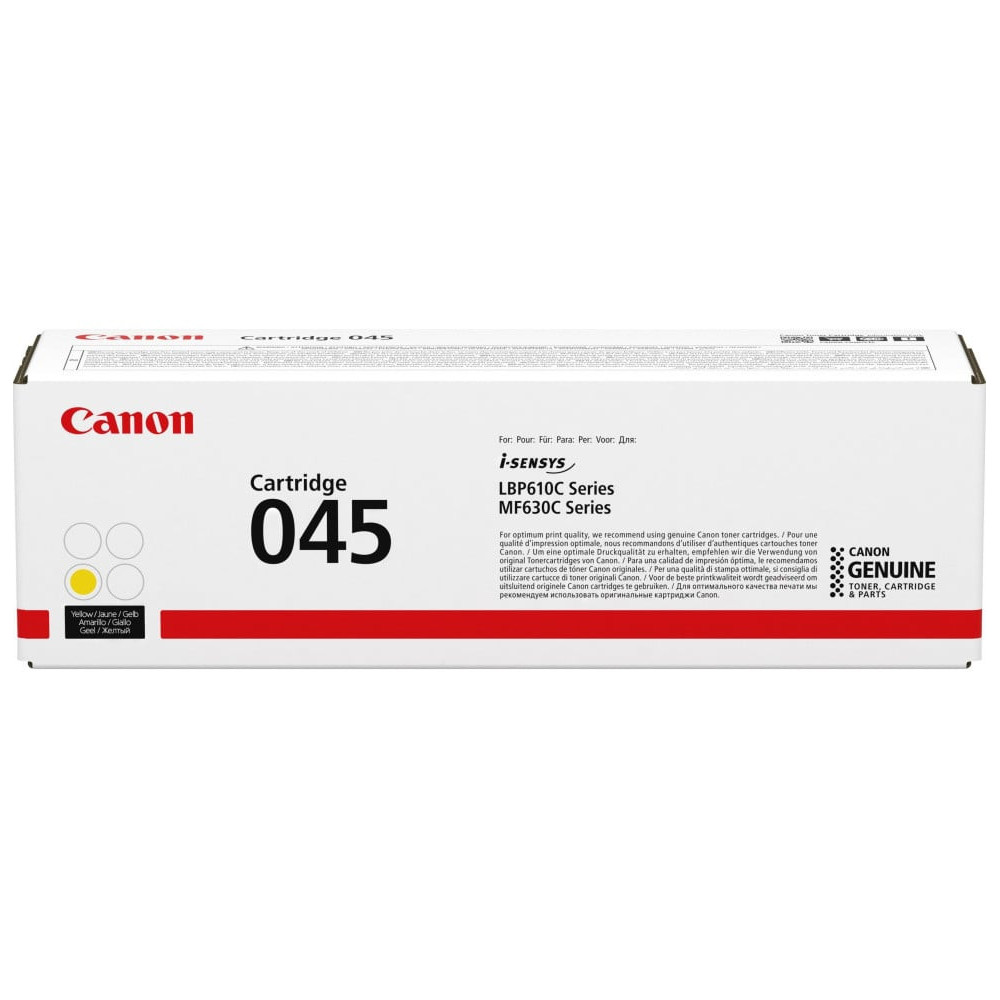 CANON 045 JAUNE - TONER CANON D'ORIGINE (1239C002AA)