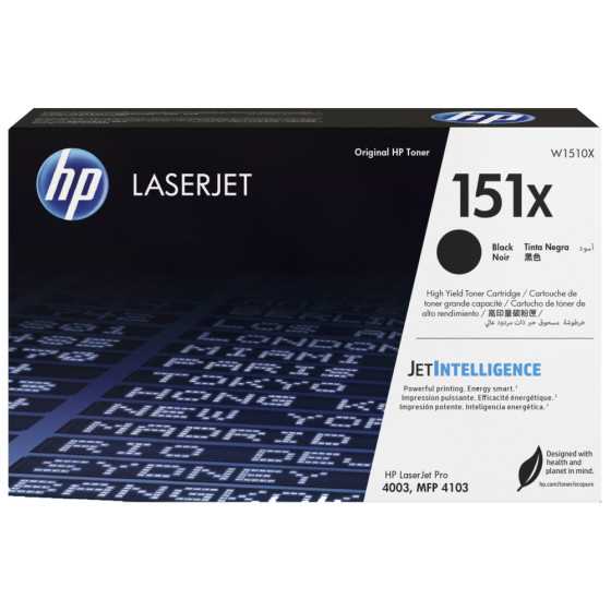HP 151X NOIR (W1510X) - TONER HP LASERJET D'ORIGINE
