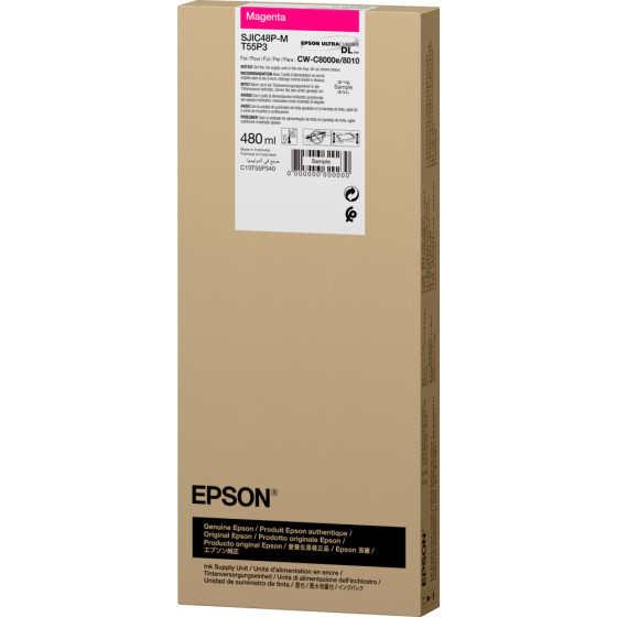  CARTOUCHE D'ENCRE MAGENTA EPSON COLORWORKS C8000 (C13T55P340)