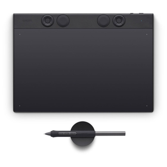 TABLETTE GRAPHIQUE À STYLET WACOM INTUOS PRO MEDIUM - BLUETOOTH (PTK670K0B)