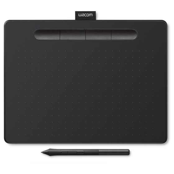  TABLETTE GRAPHIQUE WACOM INTUOS MOYENNE NOIR (NON BLUETOOTH) (CTL-6100K-B)