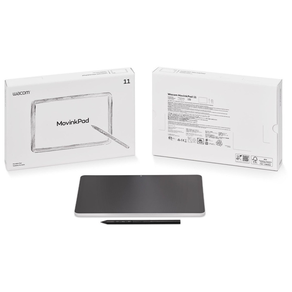  ÉCRAN TACTILE ANDROID À STYLET WACOM MOVINKPAD 11 : TABLETTE GRAPHIQUE AVEC ÉCRAN 11.5” (DTHA116CL0B)