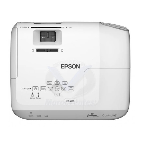 Vidéoprojecteur Portable 3LCD EPSON EB-W29 - HD ready WXGA 3000 lumens (V11H690040)