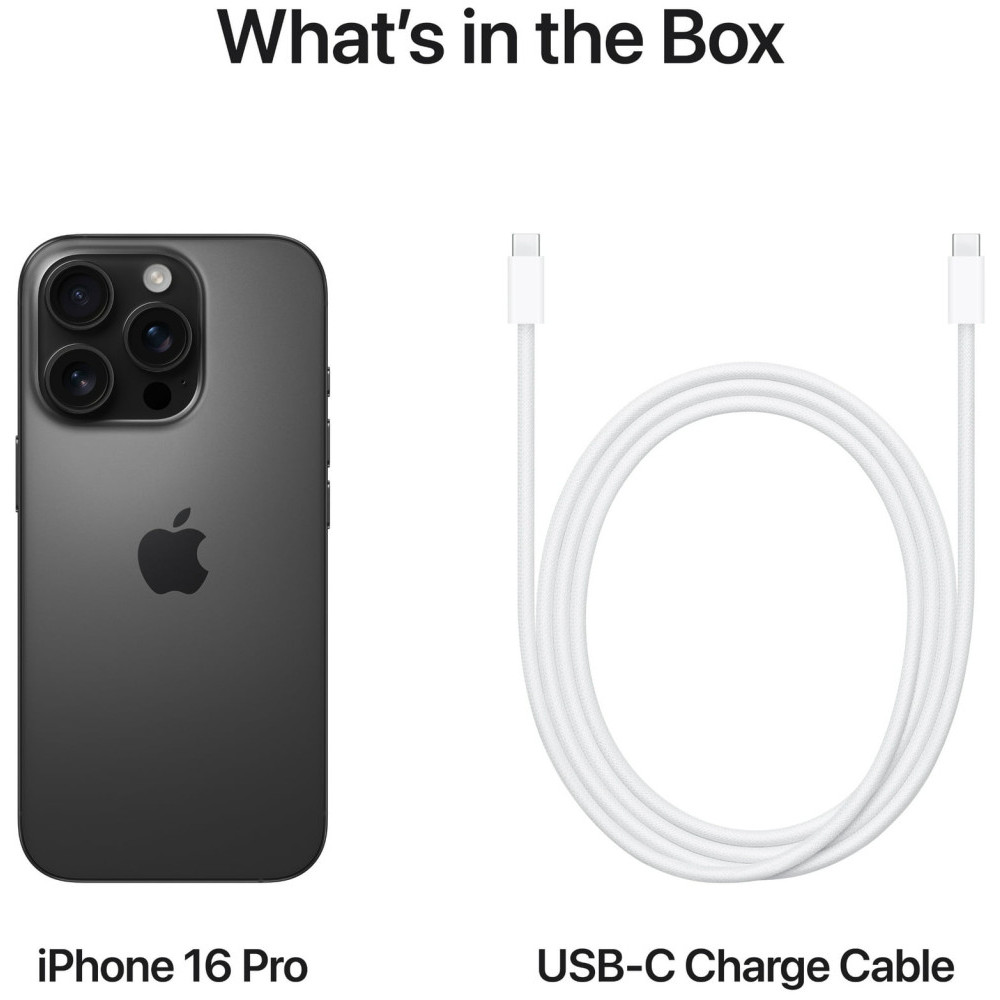  iPhone 16 Pro 128 Go | Couleur Titane noir (MYND3ZD/A)