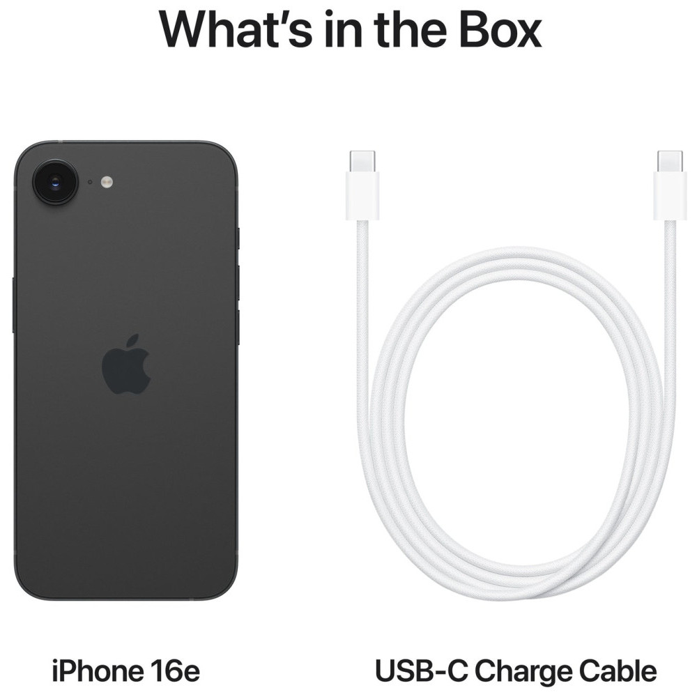 iPhone 16e 128 Go | Couleur noir (MD1Q4)