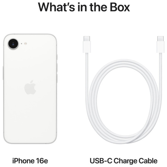  iPhone 16e 128 Go | Couleur blanc (MD1R4)