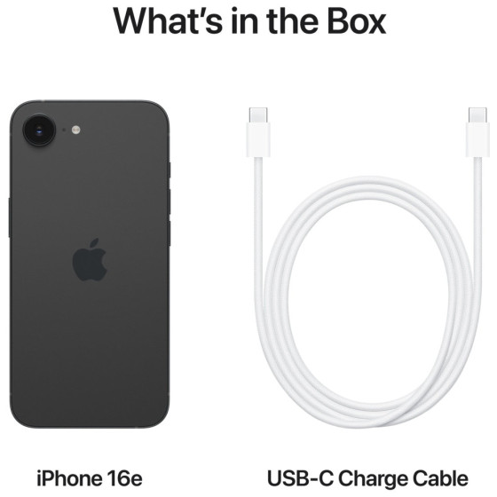  iPhone 16e 512 Go | Couleur noir (MD1X4)