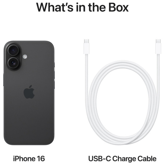  iPhone 16 Plus 128 Go | Couleur noir (MXVU3ZD/A)