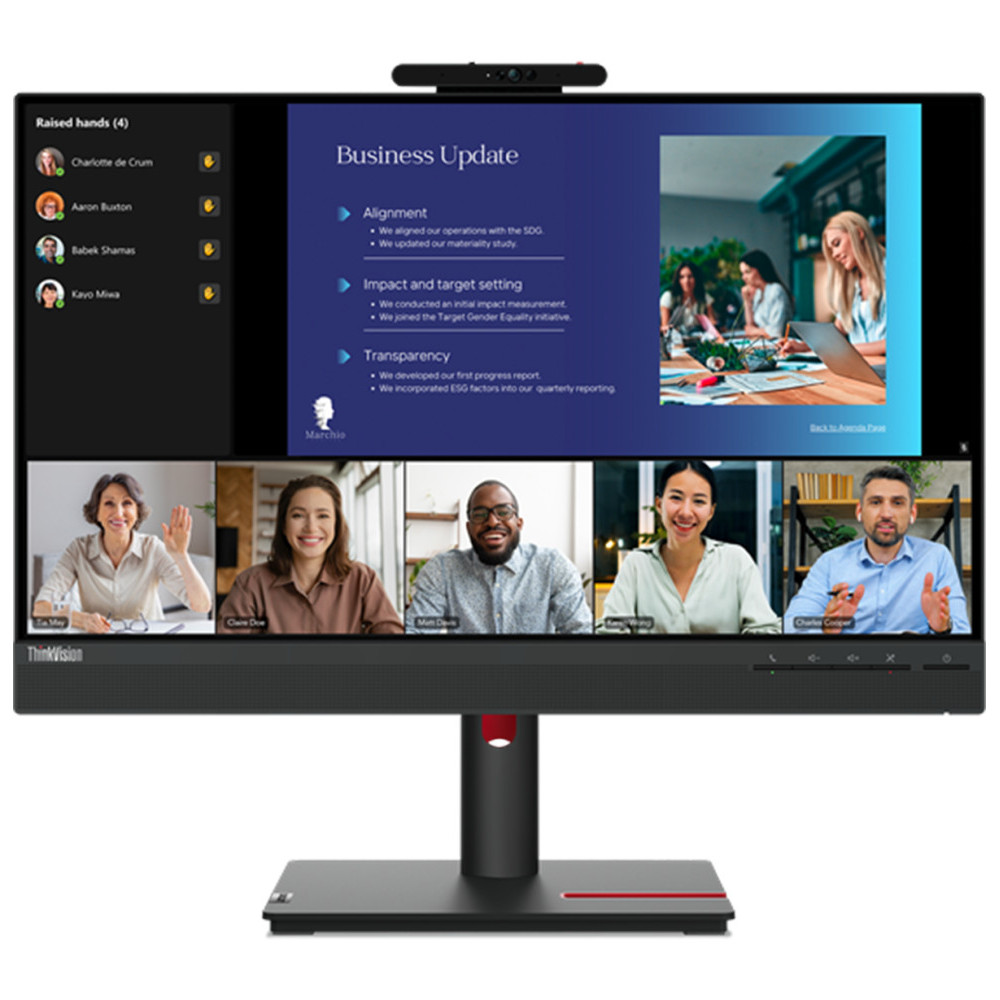 ÉCRAN PLAT 24" LENOVO THINKVISION T24V-30 (63D8MAT3EU)